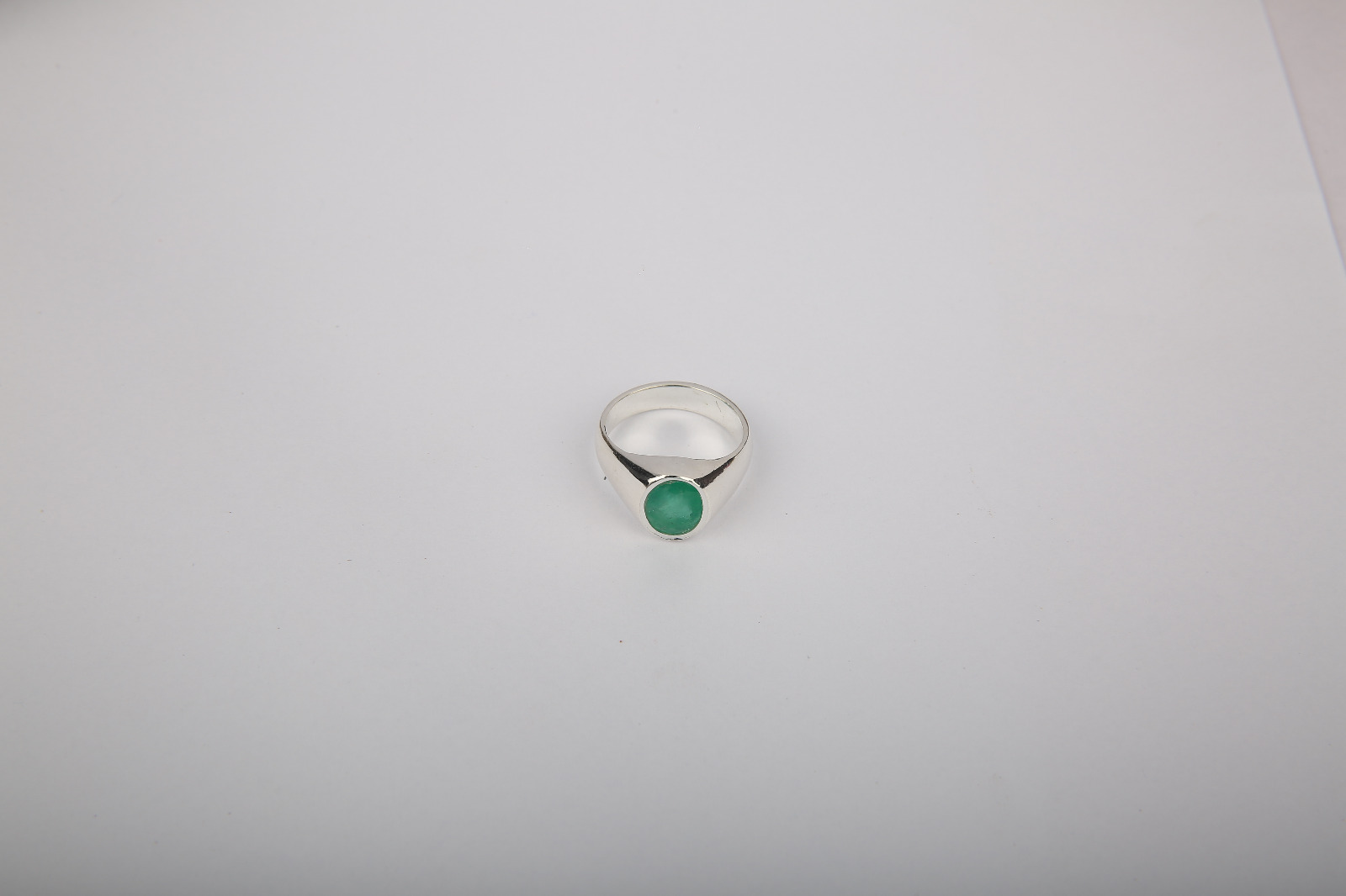 Classic Ruby Silver Ring