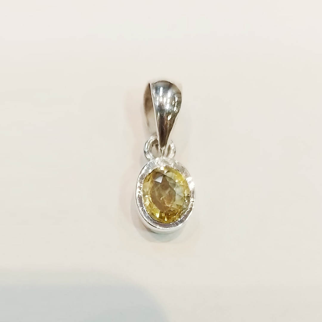 Yellow Sapphire (Guru Planet) Pendant